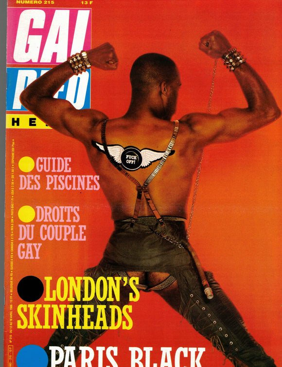 GAI PIED HEBDO FRANCE Magazine / 1986 / Avril / No. 215
