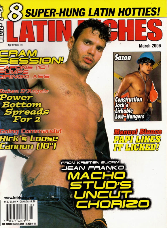 LATIN INCHES / 2006 / March / Jean Franko / Ruben d'Angelo / Manuel Blanco / Ricky Martinez / Patrick Fillion /