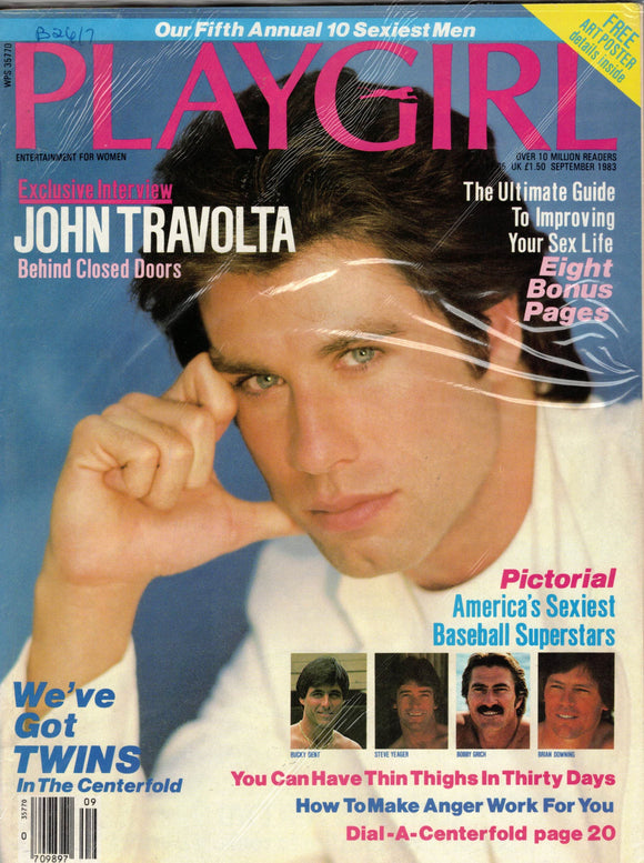 PLAYGIRL / 1983 / September / John Travolta