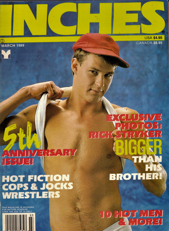 INCHES / 1989 / March / Rick Stryker / Alan Gray / Mark Parks / Damian Cashmere / Brad Alman / Alan Wood / Wrestlers of the 50s