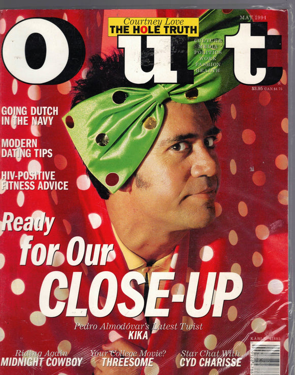 OUT MAGAZINE / 1994 May / Almodovar