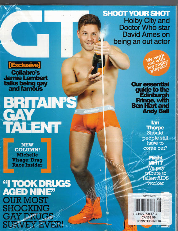 GAY TIMES MAGAZINE / 2014 / August