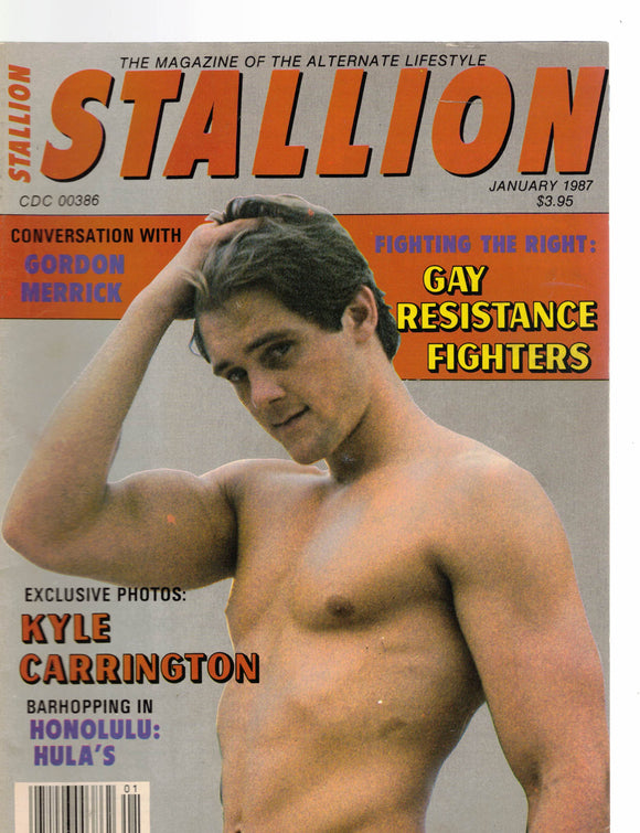 STALLION / 1987 / January / Gordon Merrick / Kyle Carrington / Brian Maxon