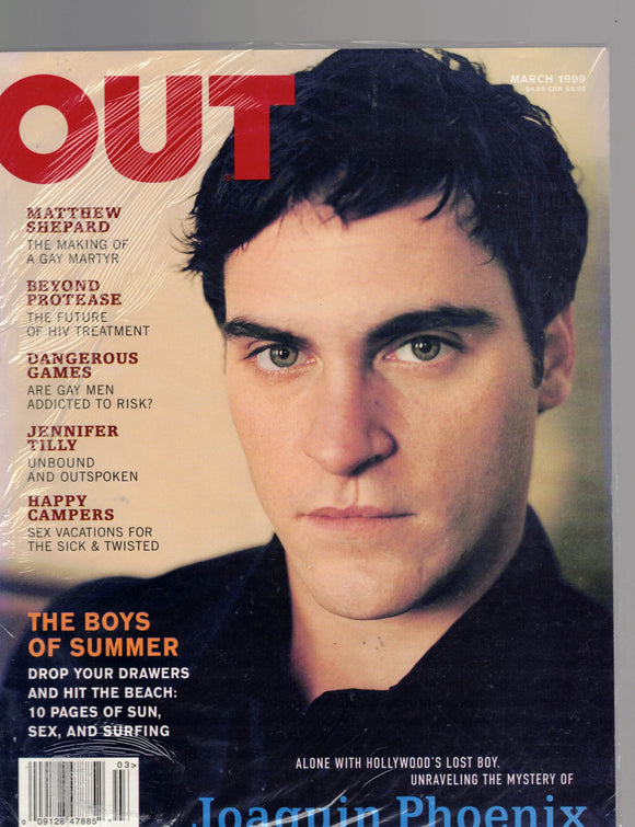 OUT MAGAZINE / 1999 / March / Joaquin Phoenix