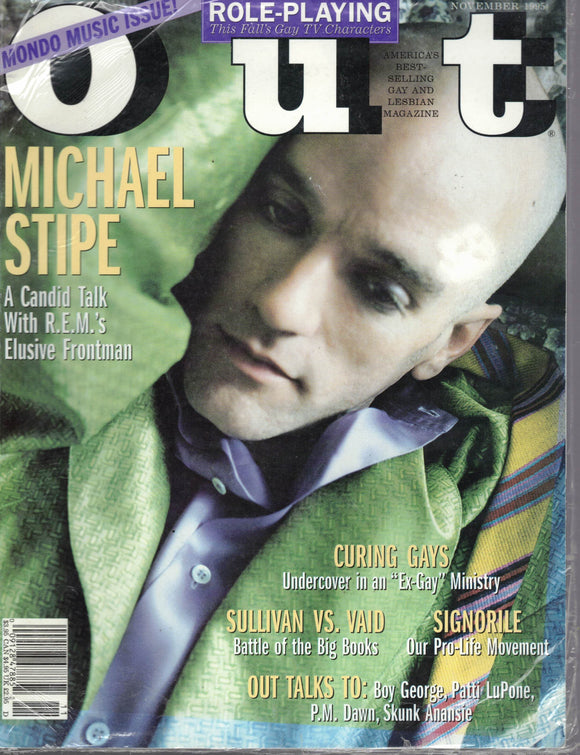 OUT MAGAZINE / 1995 / November / Michael Stipe / R.E.M.