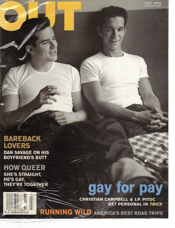 OUT MAGAZINE / 1999 / July / J.P. Pitoc / Christian Campbell
