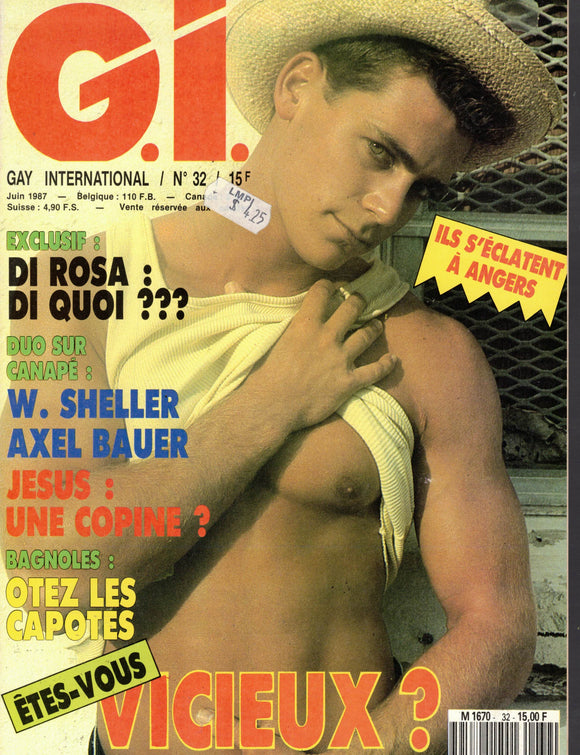G.I. Gay International / 1987 / Juin / Axel Bauer / Hervé Di Rosa
