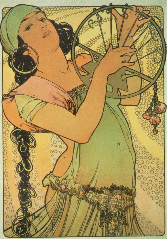 POSTCARD / MUCHA, Alphonse / Salome, 1897