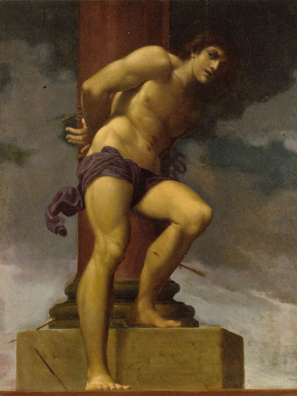 POSTCARD / CARRACCI Ludovico / San Sebastian, 17th century