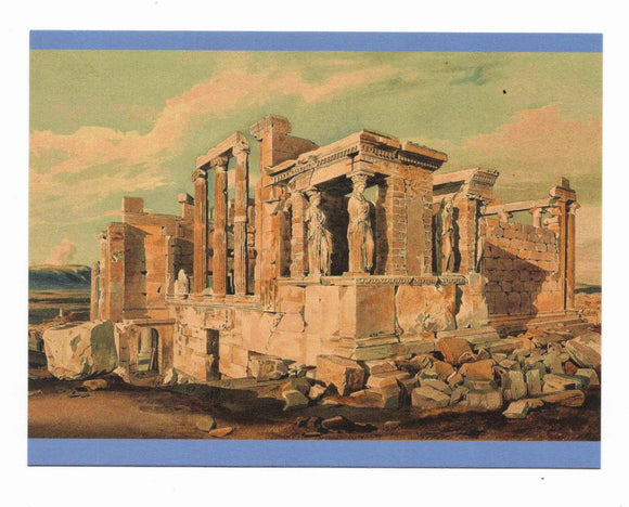 POSTCARD / CROMEK, Thomas / Erechtheion, Acropolis Athens, 1847