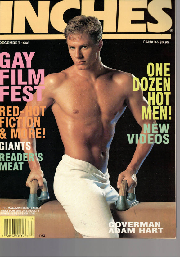 INCHES / 1992 / December / Robert Harris / Adam Hart / Bo Summers / R.J. Reynolds / 16th annual Gay Film Festival