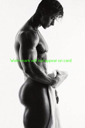 POSTCARD / Gregory nude from side