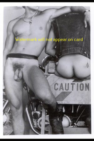 POSTCARD / Jim Cassidy nude + friend: Caution