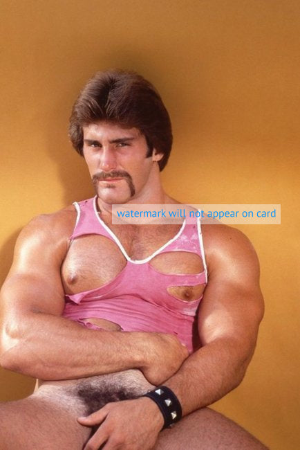 POSTCARD / Byron Hawkwood nude in pink tank top