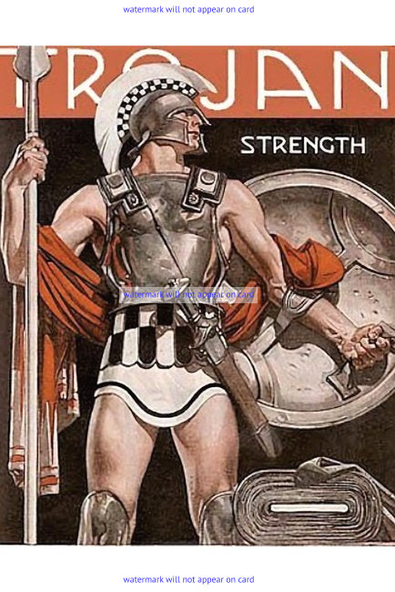 POSTCARD / LEYENDECKER Joseph / Trojan Strength, 1927