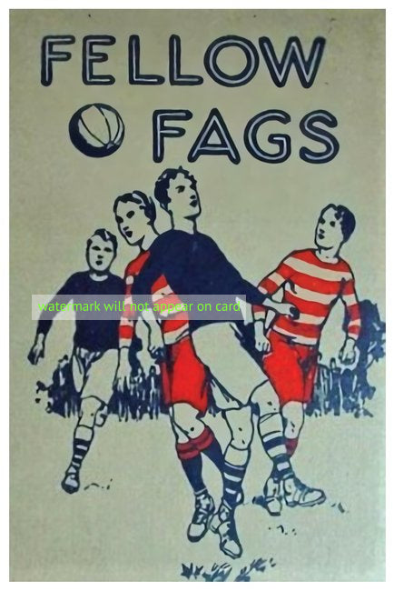 POSTCARD / Fellow Fags Book Cover