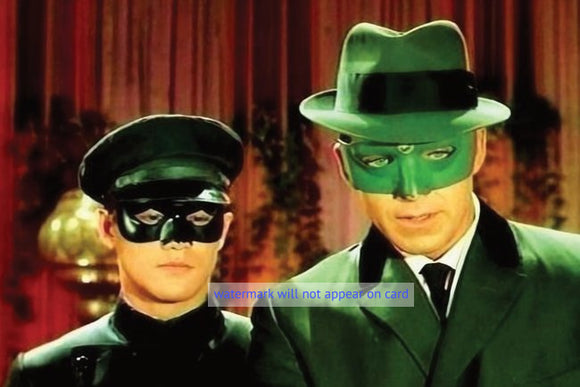 POSTCARD / THE GREEN HORNET / Van Williams + Bruce Lee, 1966