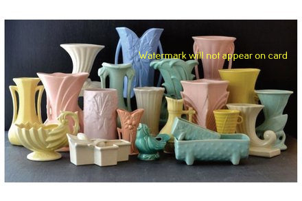 POSTCARD / McCoy Vases Selection