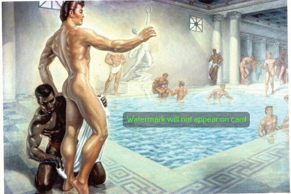 POSTCARD / QUAINTANCE George / Baths of Ancient Rome