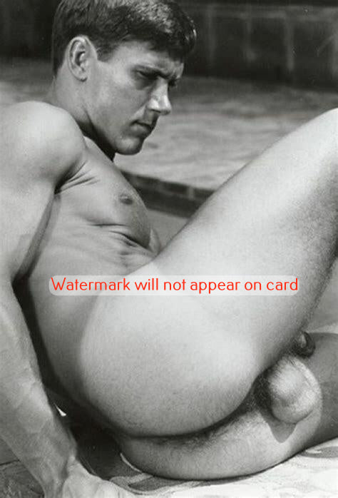 GREETING CARD / Bob Bishop nude sideways