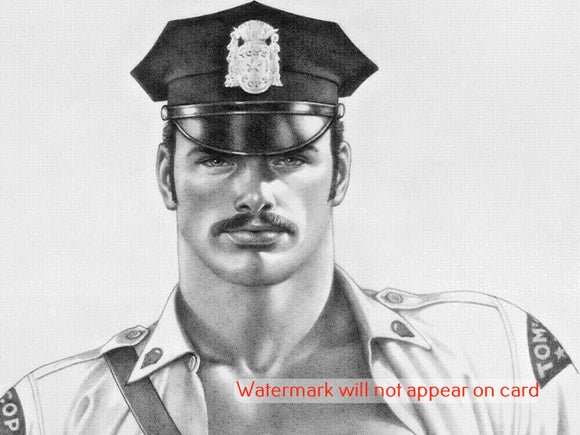 GREETING CARD / Tom of Finland / The Cop