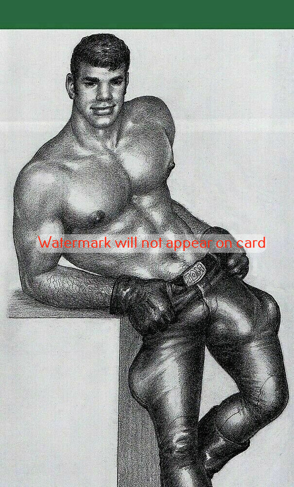 GREETING CARD / Tom of Finland / Ready when you are