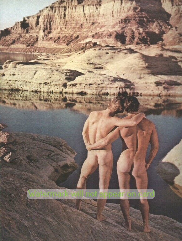 GREETING CARD / Gordon Grant + Marty Palmer in Canyon