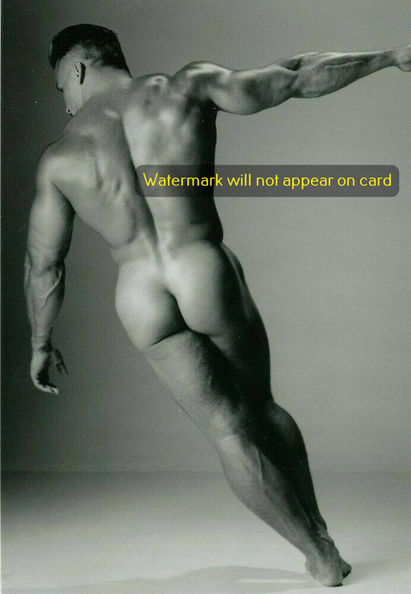 GREETING CARD / Boyd Hanson nude from back