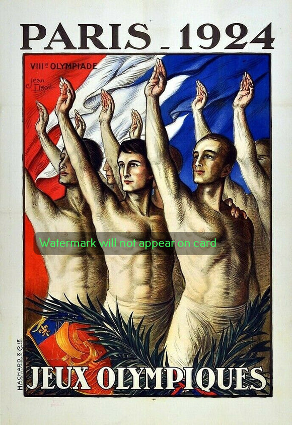 POSTCARD / Jeux Olympiques, Paris 1924