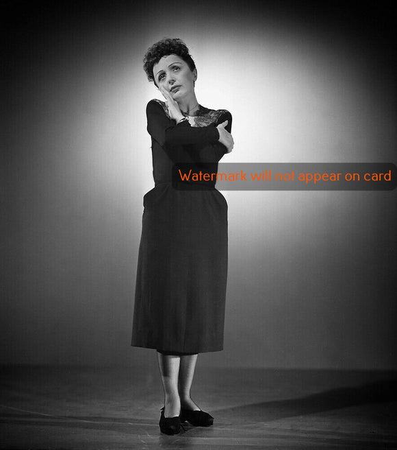 GREETING CARD / Edith Piaf / Illumination