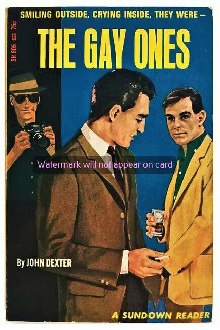 POSTCARD / Pulp Fiction / John Dexter / The Gay Ones