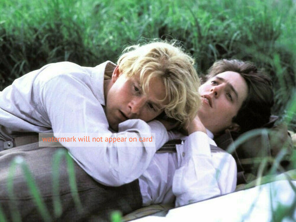 NOTE CARD / Maurice, 1987 / Hugh Grant + James Wilby