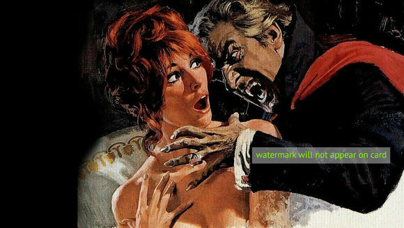 NOTE CARD / Fearless Vampire Killers, 1967 / Roman Polanski / Sharon Tate