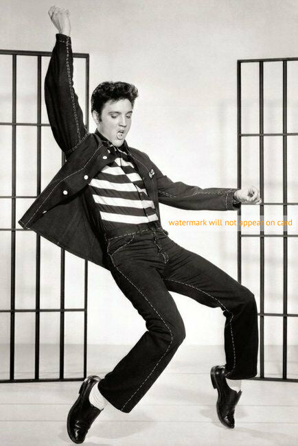 POSTCARD / Elvis Presley / Jailhouse Rock, 1957