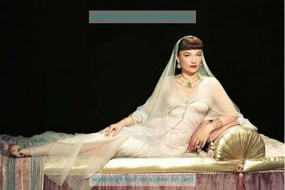 POSTCARD / Anne Baxter / The Ten Commandments, 1956