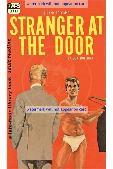 POSTCARD / Pulp Fiction / Don Holliday / Stranger at the door