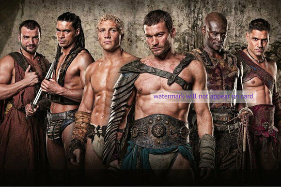 POSTCARD / SPARTACUS / The Men of Spartacus / Andy Whitfield
