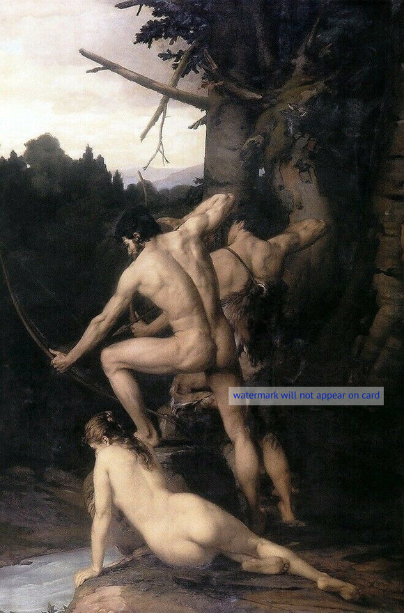 POSTCARD / BENNER Emmanuel / Hunters, 1879