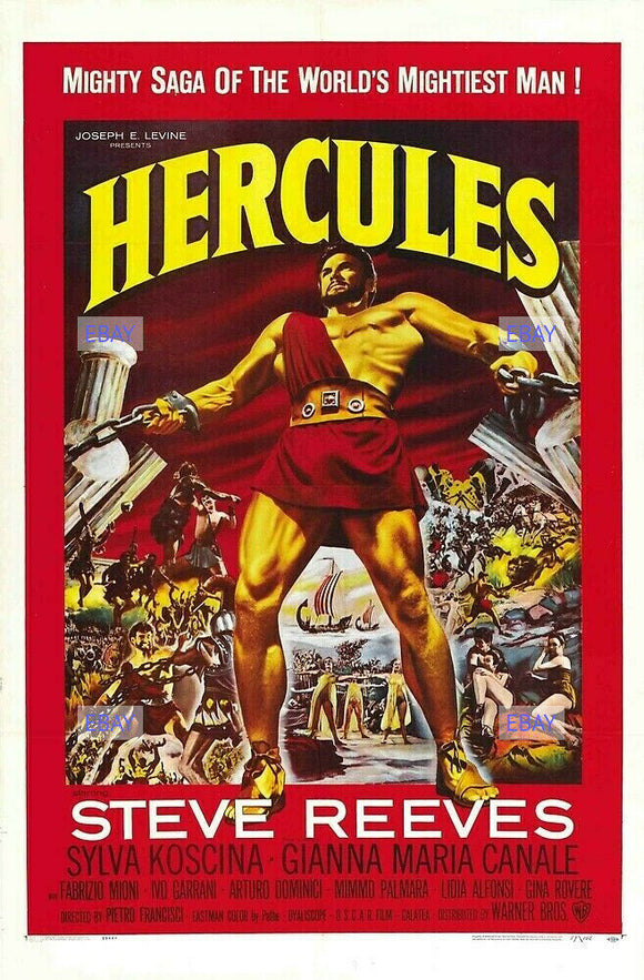 GREETING CARD / Hercules / Steve Reeves / 1958