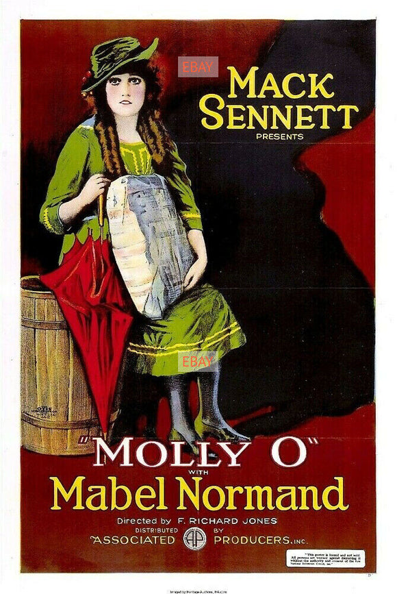 GREETING CARD / Molly O, 1921 / Mabel Normand