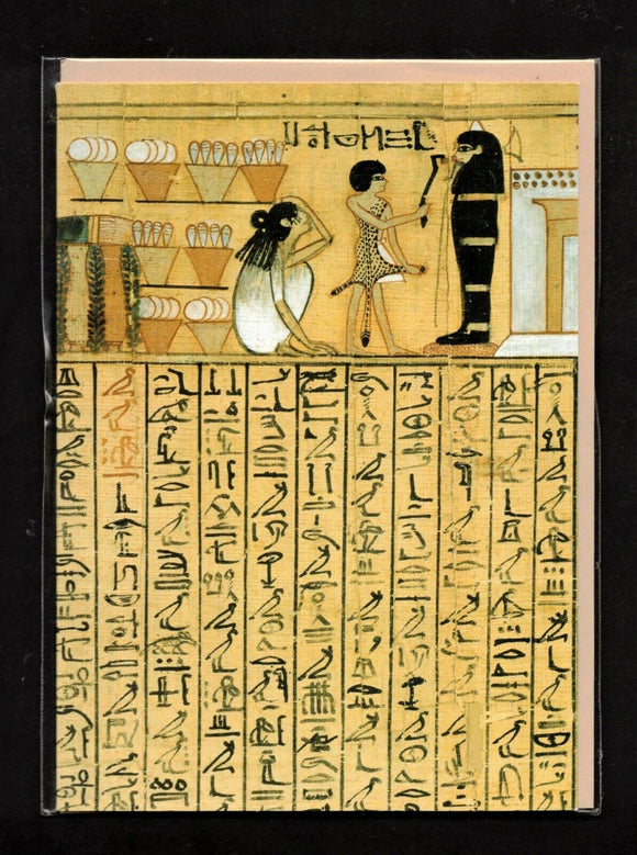 GREETING CARD / Egyptian Book of the Dead, 1400-1350 BC