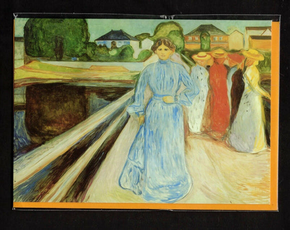 GREETING CARD / MUNCH, Edvard / The ladies on the bridge, 1902