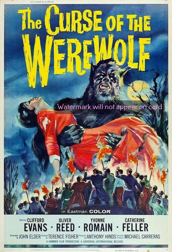 NOTE CARD / FISHER, Terrence / The Curse of the Werewolf, 1961
