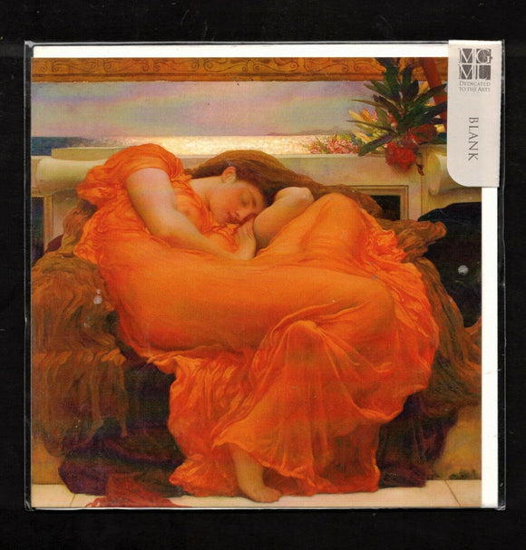 GREETING CARD / LEIGHTON Frederic / Flaming June, 1895