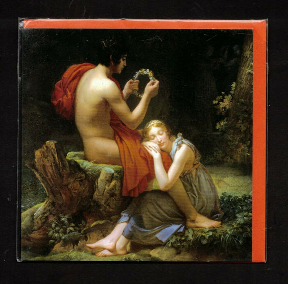 GREETING CARD / GÉRARD, Francois / Daphnis + Chloe, 1825