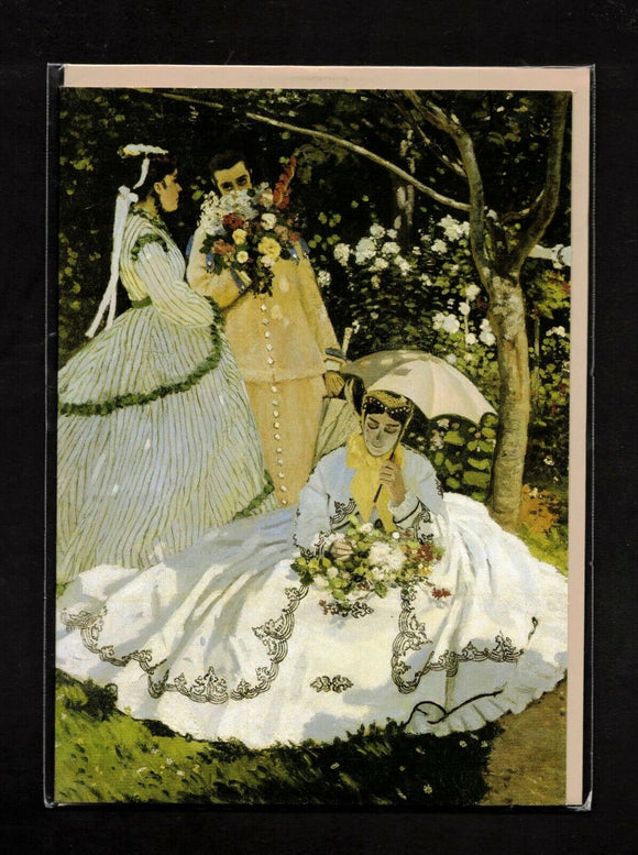 GREETING CARD / MONET Claude / Women at the garden, 1867