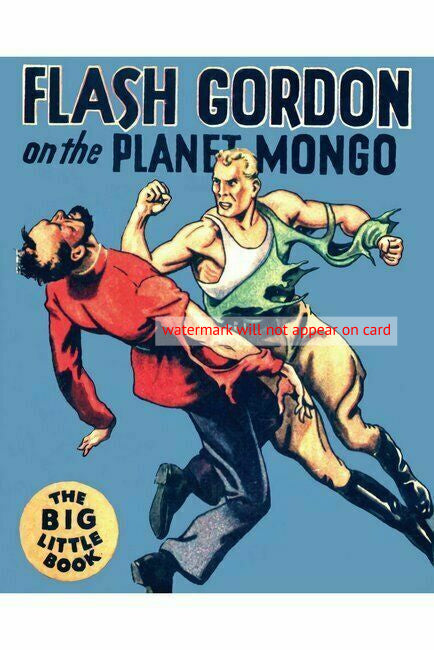 POSTCARD / Flash Gordon on the Planet Mongo