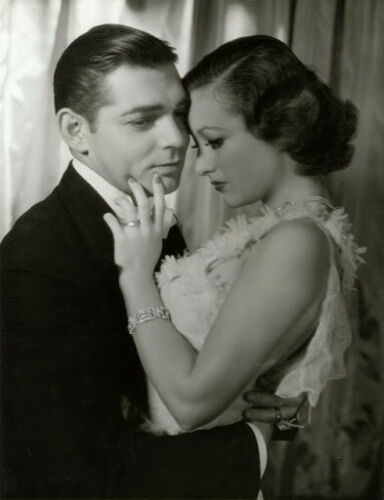 POSTCARD / Clark Gable + Joan Crawford / Dancing Lady, 1933 / George HURRELL
