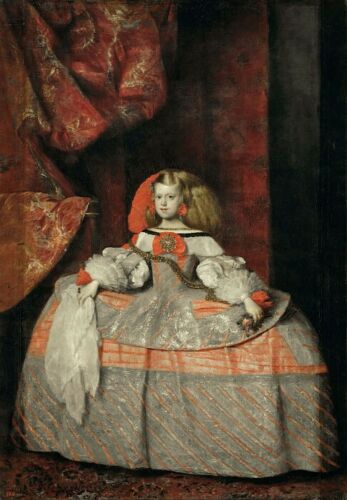 POSTCARD / VELASQUEZ, Diego / Portrait of Infanta Margarita of Habsburg, 1660