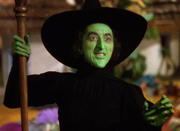 GREETING CARD / The Wizard of OZ, 1939 / Margaret Hamilton, witch